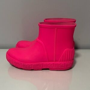 UGG Kids Neon Pink Rain Boots